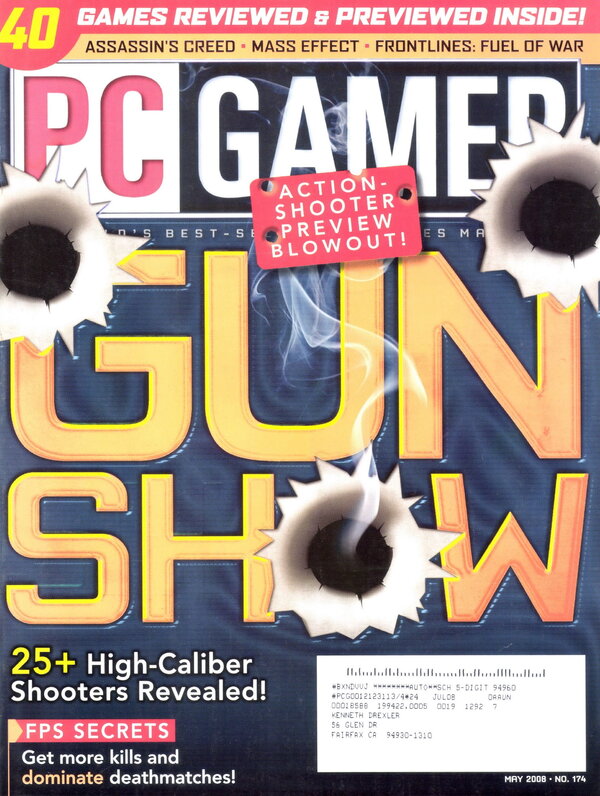 PC Gamer Issue 174 (May 2008) cover